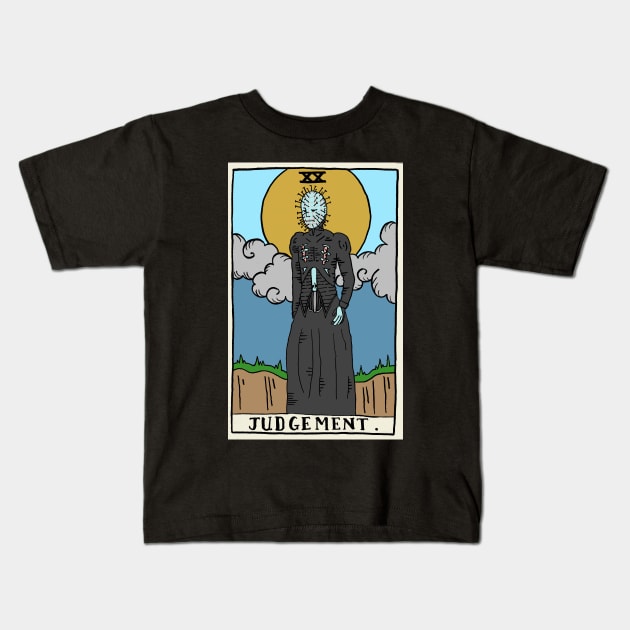 Horror Arcana - Judgement Kids T-Shirt by pinxtizzle